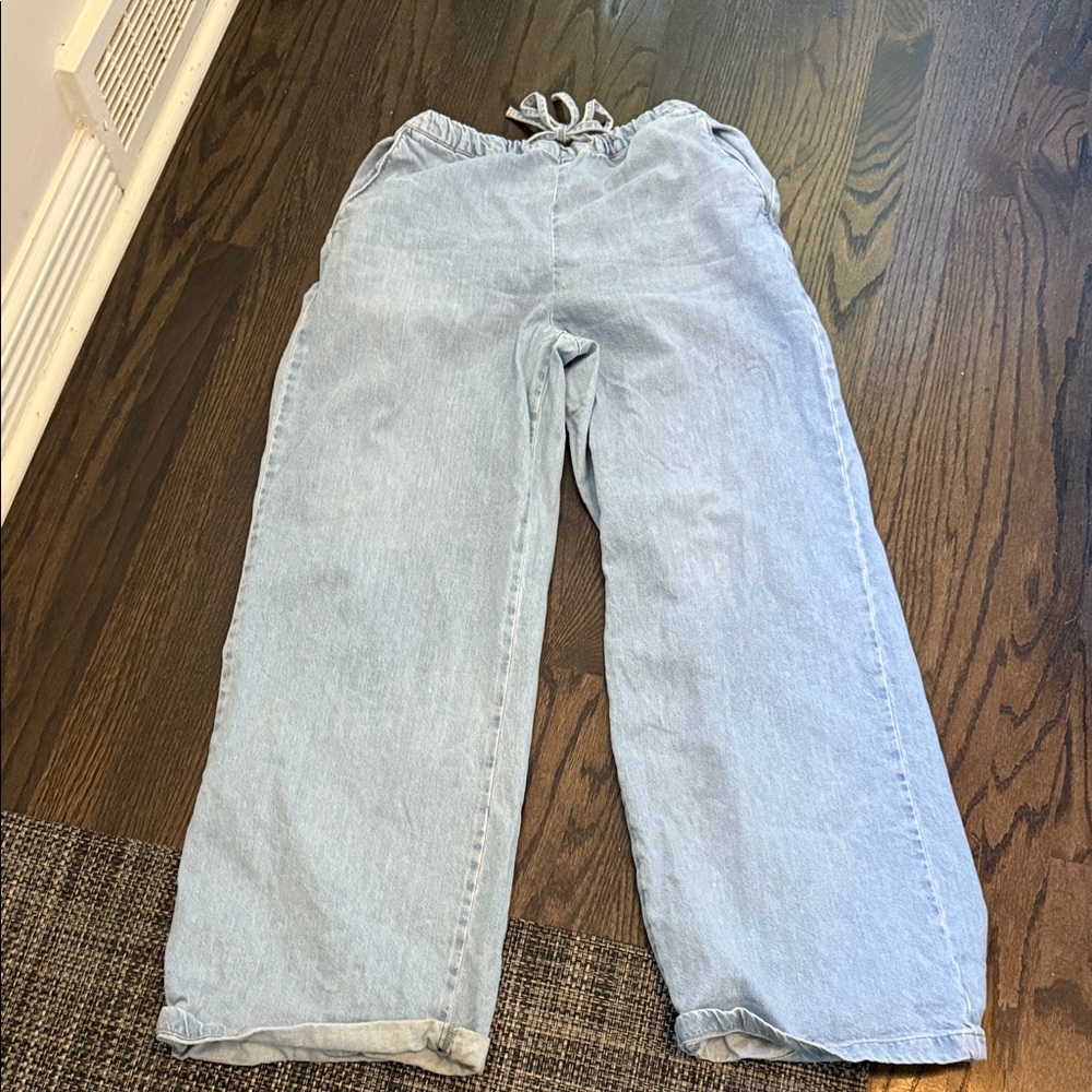 Zara Sky Blue Denim Jeans